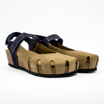 Plakton Closed-Toe Sandal – Amy Taupe / Marino